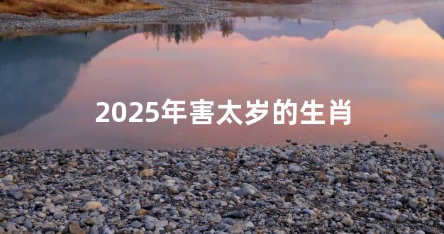 2025年害太岁的生肖