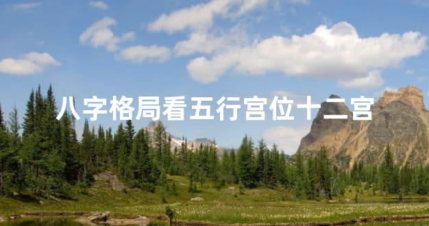 八字格局看五行宫位十二宫