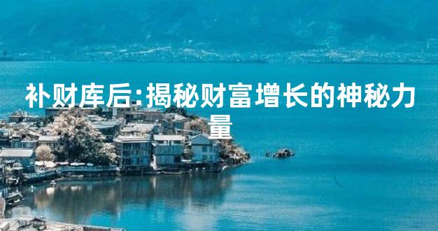 补财库后:揭秘财富增长的神秘力量